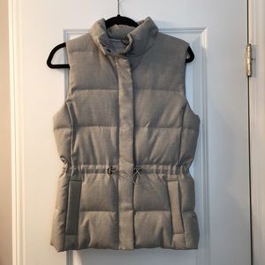 Banana Republic light gray vest - small